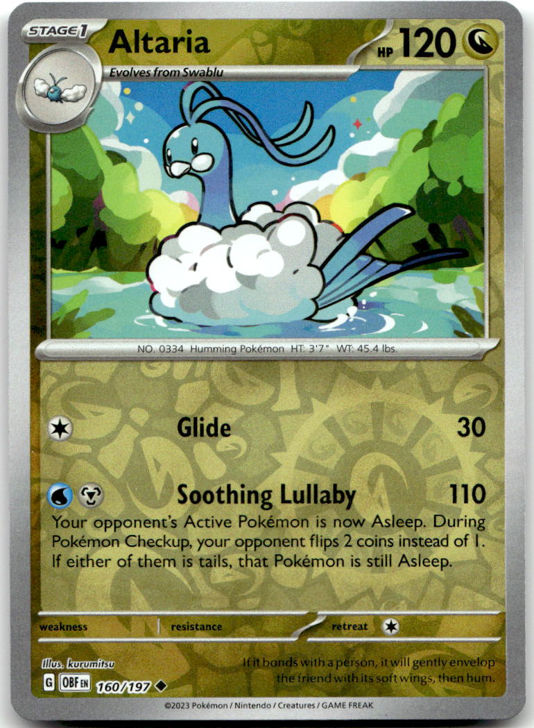 Pokemon SV03 Obsidian Flames - Choose Your Card - Holo & Reverse Holo